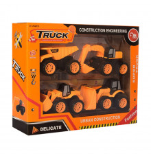 Дитячий набір будівельної техніки "Truck" 2022-79 в наборі 4 штуки