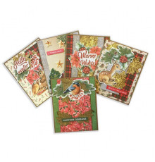 Набір для створення вітальних листівок "Our warm Christmas" FDGCK-019