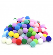 Набір для творчості "Помпони" PMP-1-50 в наборі 50 штук Ø1см