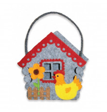 Набір для творчості "Зроби сам кошик з фетру Казковий будиночок" 120133