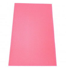 Вощина для виробництва свічок #4-рожева 410 х 260 мм