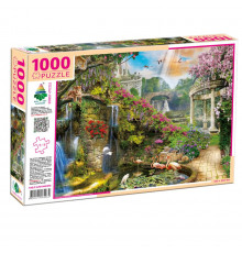 Пазл класичний "Сад з альтанкою" 84962, 1000 елементів