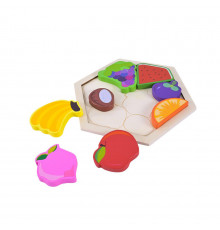 Дитячий дерев’яний пазл вкладиш "Фрукти" C9441-4