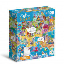 Дитячий пазл Шукай та знаходь "Світ пінгвінів" 300670, 100 елементів