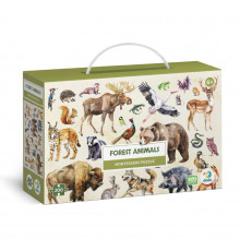 Дитячий пазл Монтессорі "Лісові тварини" 300629, 200 елементів