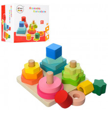 Розвиваючий набір Геометрика MD 1190 дерев'яний