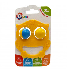 Дитяче брязкальце "Совушка" 9338TXK-10 жовтий