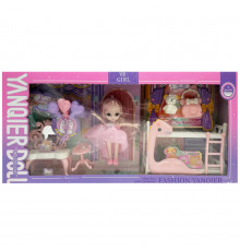 Дитяча іграшкова лялька "YQE-Girl" 3688-184A, з аксесуарами