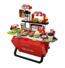 Дитяча іграшкова кухня "Фаст-фуд" 668-159/160(Red) з аксесуарами