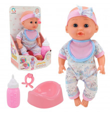 Дитячий ігровий пупс H06-6 п'є, пісяє, з аксесуарами