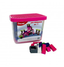 Конструктор "Дім принцеси" 013888/03 в пластиковому боксі, 151 деталь