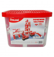 Конструктор "Пожежна частина" 013888/01 в пластиковому боксі, 248 деталей
