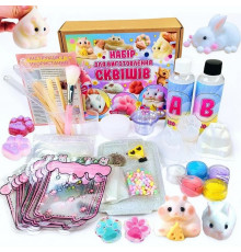 Набір для виготовлення сквишів антистресів "Хом'як, Кролик, Лапка" SL-002