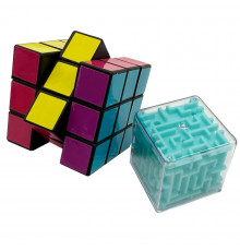Набір головоломок 2 в 1 "Лабіринт-Кубик" IGR119, розмір 4х4