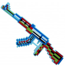 Дитяча іграшка Автомат "Minecraft" MСR-A(Blue) світлові та звукові ефекти