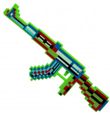 Дитяча іграшка Автомат "Minecraft" MСR-A(Green) світлові та звукові ефекти