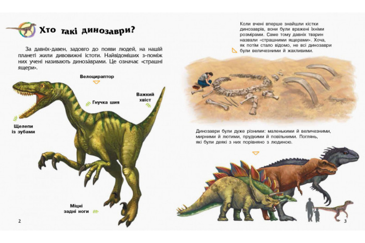 Дитяча енциклопедія про Динозаврів 614022 для дошкільнят