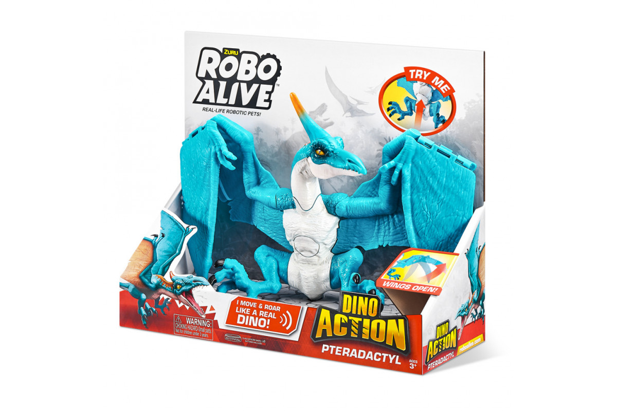 Інтерактивна іграшка Птеродактиль Pets & Robo Alive 7173 зі звуком