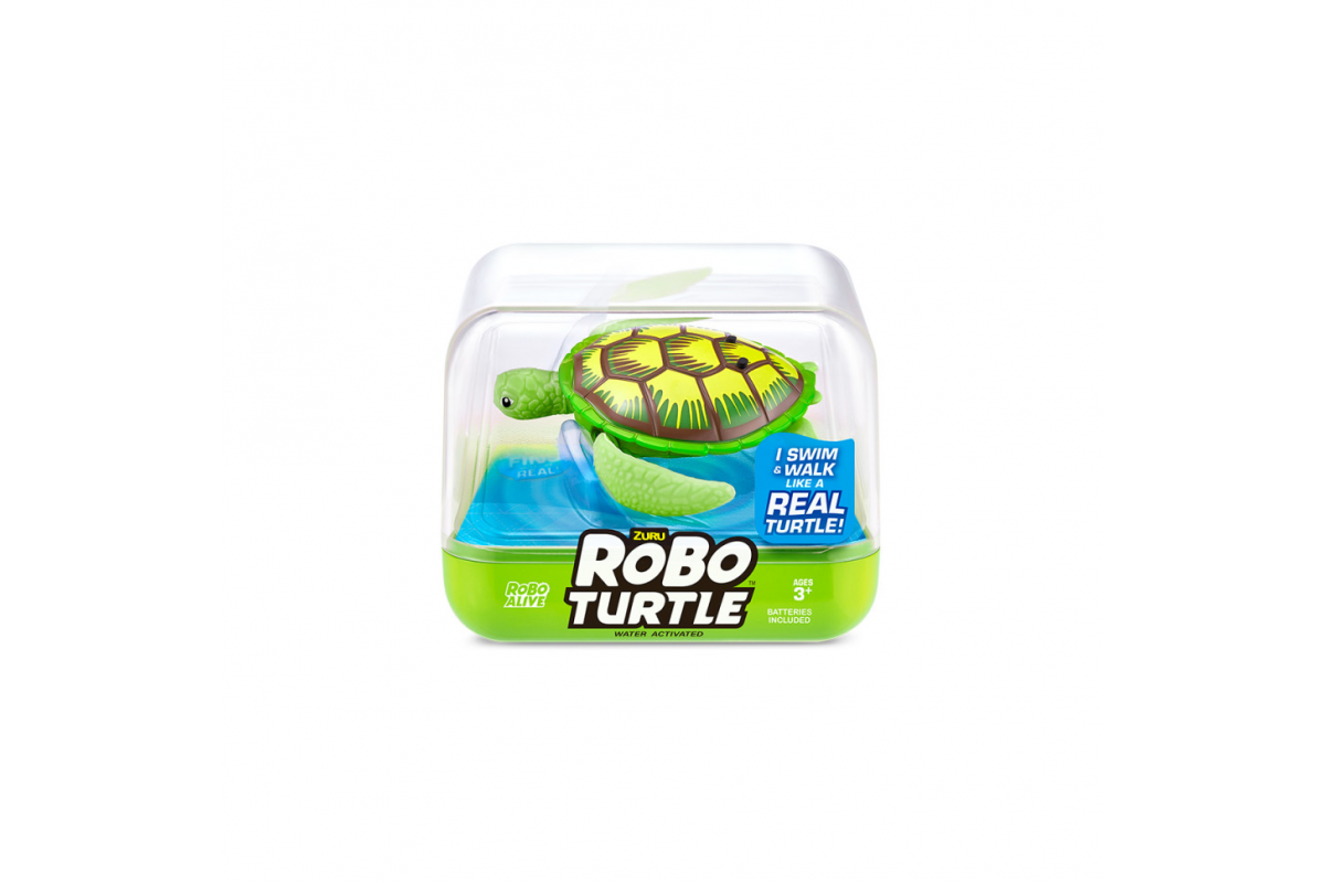 Интерактивная игрушка Робочерепаха Pets & Robo Alive 7192UQ1-4 зеленая