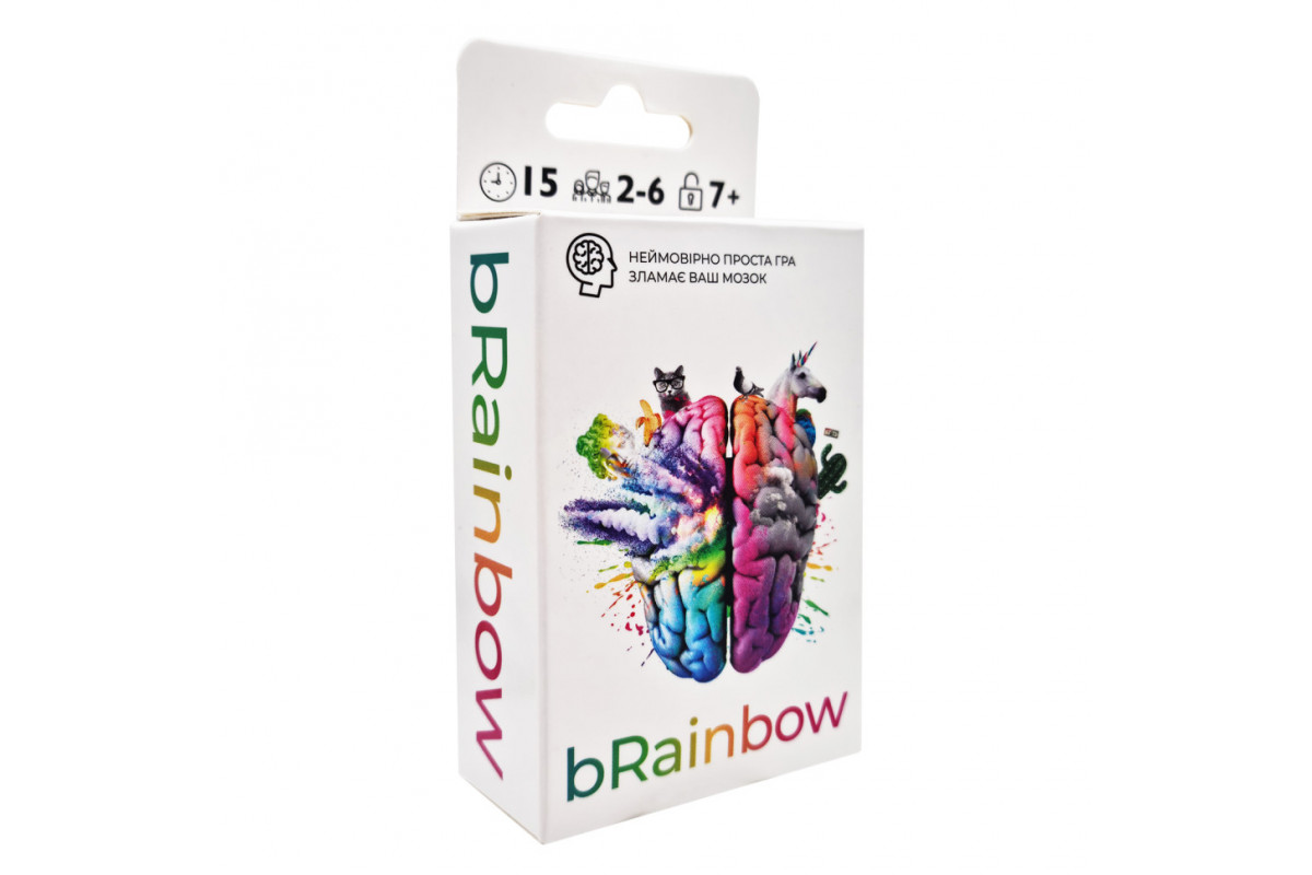 Карточная игра bRainbow FGS64, 60 карточек, на украинском языке