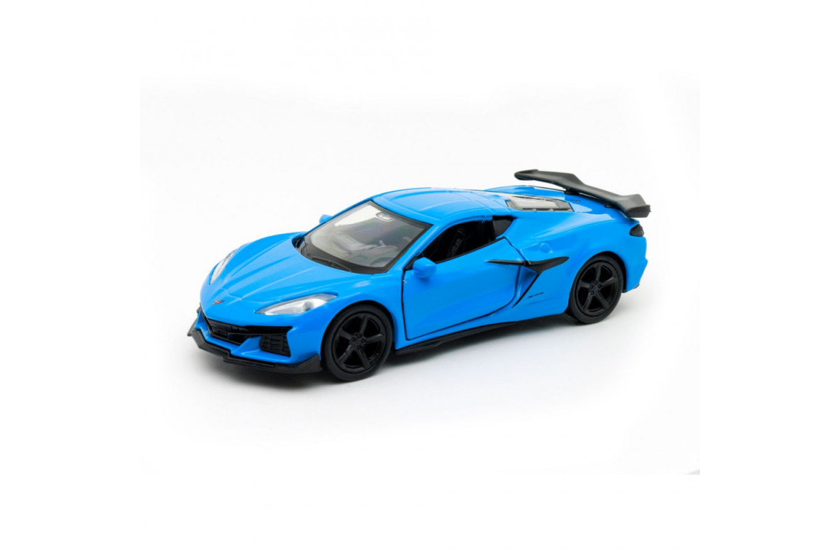 Машинка інерційна Chevrolet Corvette Z06 2023 TechnoDrive 250383W(Blue) масштаб 1:43