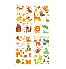 Набір дитячих тимчасових тату «Тварини» tattoo-kids-mini-set-animals