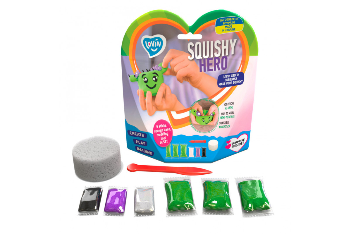 Набор для лепки с воздушным пластилином Squishy Cactusita TM Lovin 70124