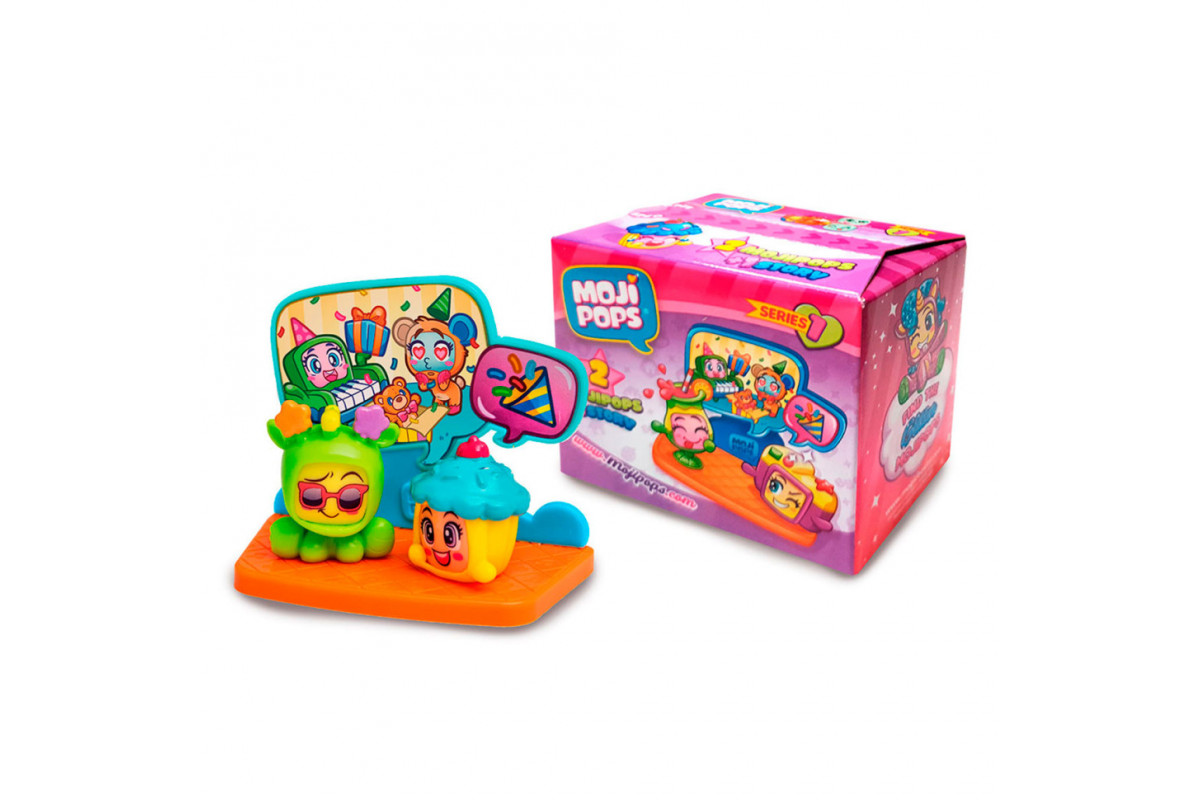 Набор фигурок Коробочка приключений Moji Pops S1 PMP1D612IN00, 2 фигурки, сцена