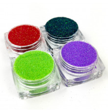 Набір гліттера для біо-тату «Райдужний №4» glitter-set-4x-4, 4 кольори