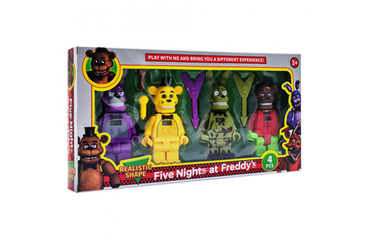 Игровой набор фигурок FREDDY'S NIGHT HG-3305-3 с аксессуарами