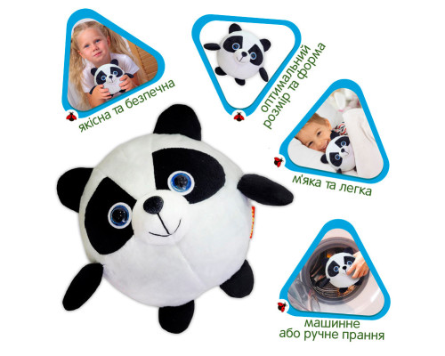 Игрушка мягконабивная Круглик Панда МС 080501-13