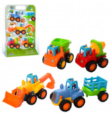 Набір іграшкових машинок Будтехніка 326m інерційні