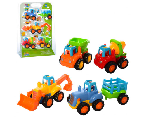 Набір іграшкових машинок Будтехніка 326m інерційні