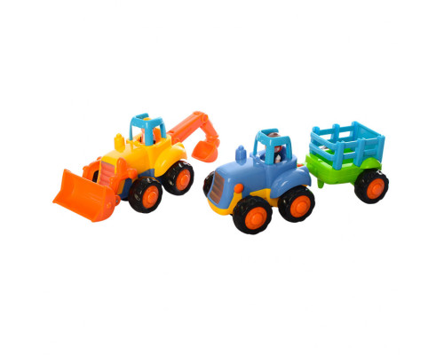 Набір іграшкових машинок Будтехніка 326m інерційні