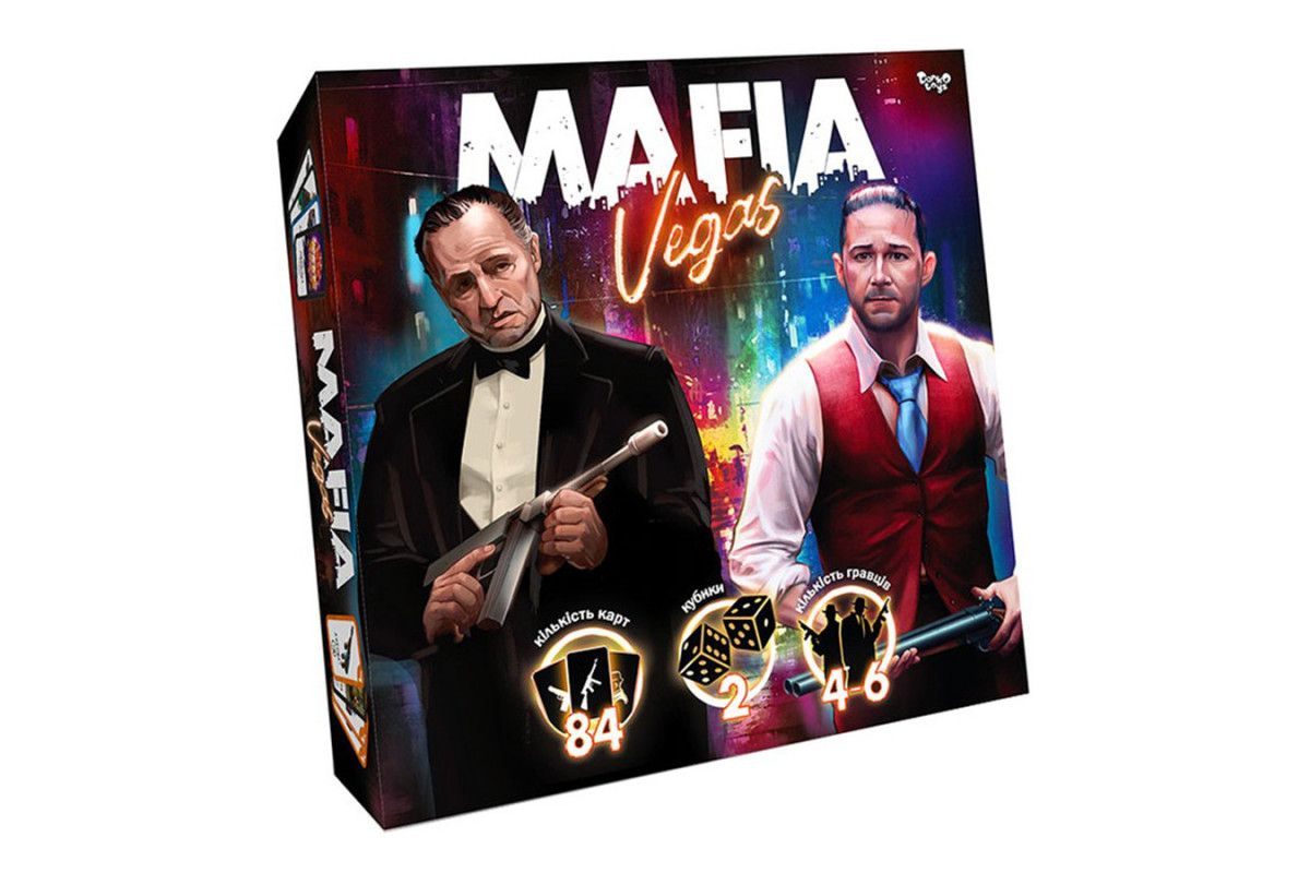 Настільна гра MAFIA. Vegas MAF-02-01U укр Настільна гра MAFIA. Vegas MAF-02-01U укр