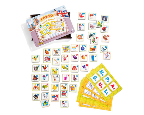 Дитяча гра Лото "Англійський алфавіт" (ПСД255) PSD255 ENG