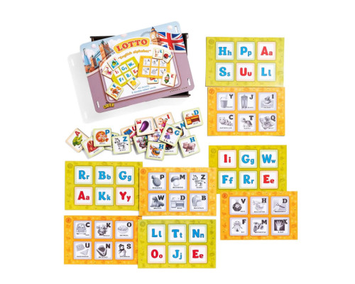 Дитяча гра Лото "Англійський алфавіт" (ПСД255) PSD255 ENG