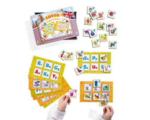 Дитяча гра Лото "Англійський алфавіт" (ПСД255) PSD255 ENG