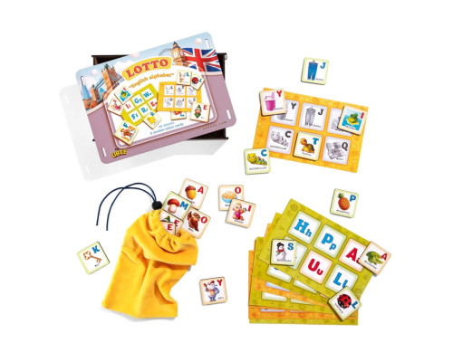 Дитяча гра Лото "Англійський алфавіт" (ПСД255) PSD255 ENG