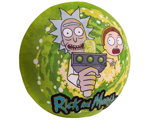 Декоративная подушка "Рик и Морти в поисках приключений" FRMRIMPIL22GN0001, 37 см