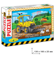 Дитячі пазли Бульдозер 86850, 120 елементів