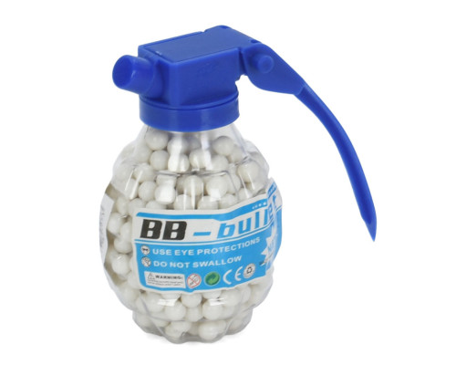 Кульки (пульки) для дитячої зброї "Граната" BB-5(White) 500 шт