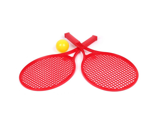Ігровий Набір для гри в теніс ТехноК 0380TXK (2 ракетки+м'ячик)  Червоний