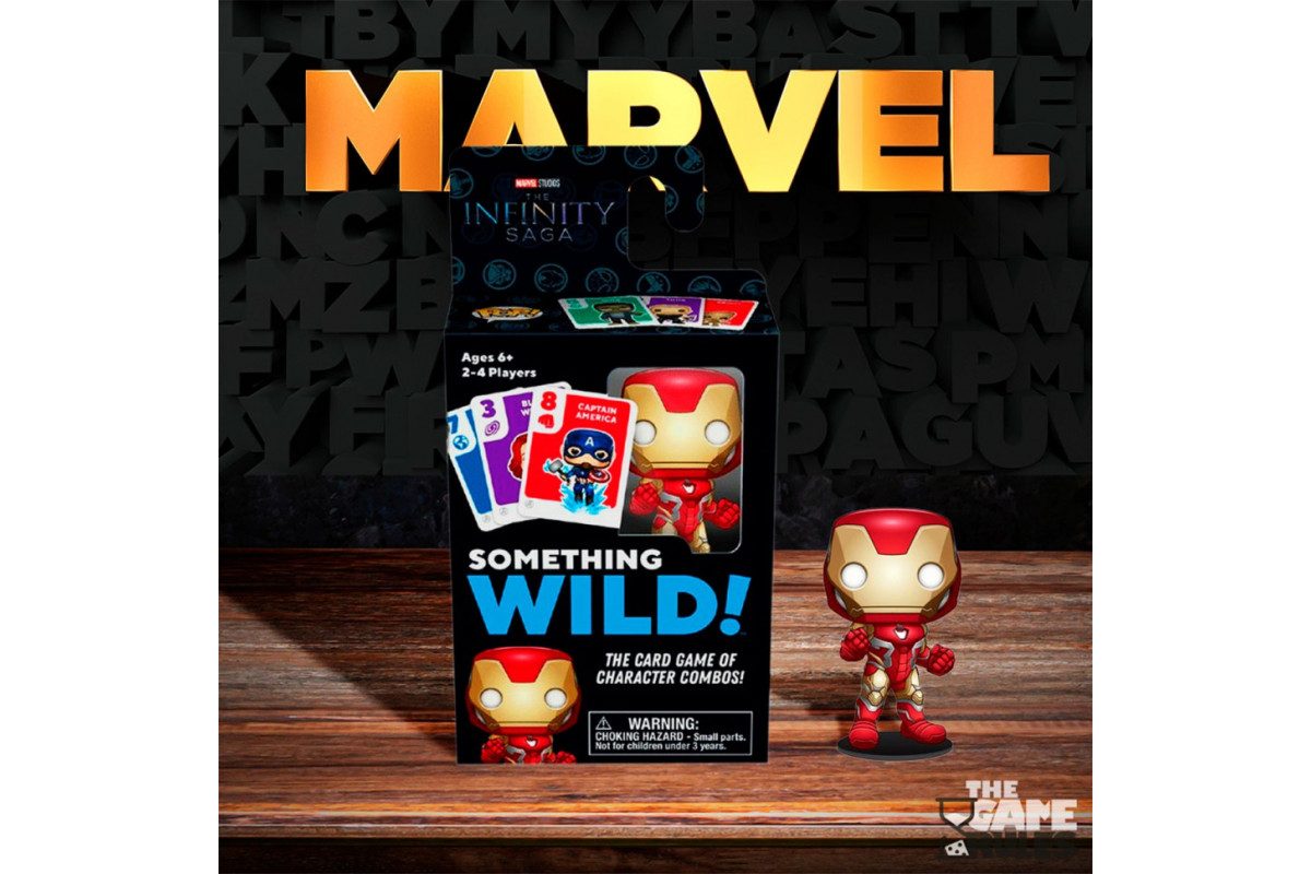 Карткова гра "Залізна людина" Something Wild Funko 60495 з фігуркою Карткова гра "Залізна людина" Something Wild Funko 60495 з фігуркою