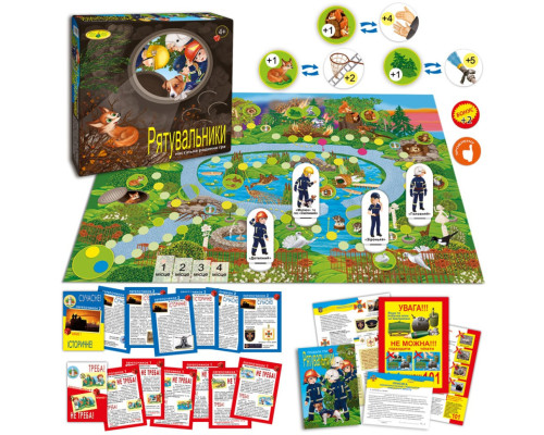 Настільна гра "Рятувальники" 81404 сімейна, патріотична