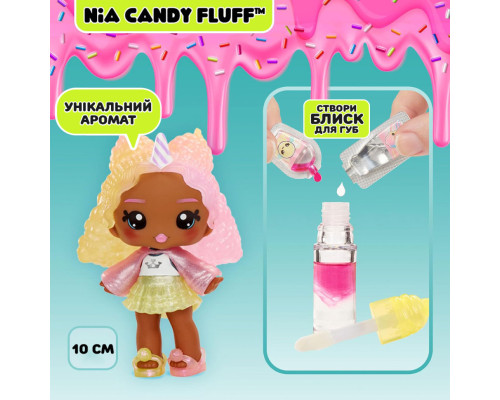 Ігровий набір з лялькою та блиском для губ Нія Кенді Yummiland 525462