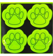 Наклейка світловідбиваюча "Лапа" 127-CIT 4 штуки