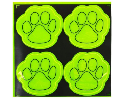 Наклейка світловідбиваюча "Лапа" 127-CIT 4 штуки