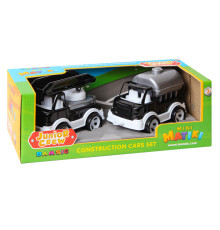 Игровой набор Пожарная машина и водовоз "Mini Matiki" 002/16BMS(Black) подвижные элементы