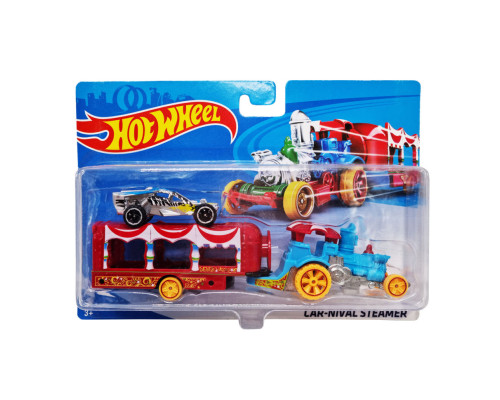 Дитячий ігровий набір машинок T-H708-1(Silver) з трейлером